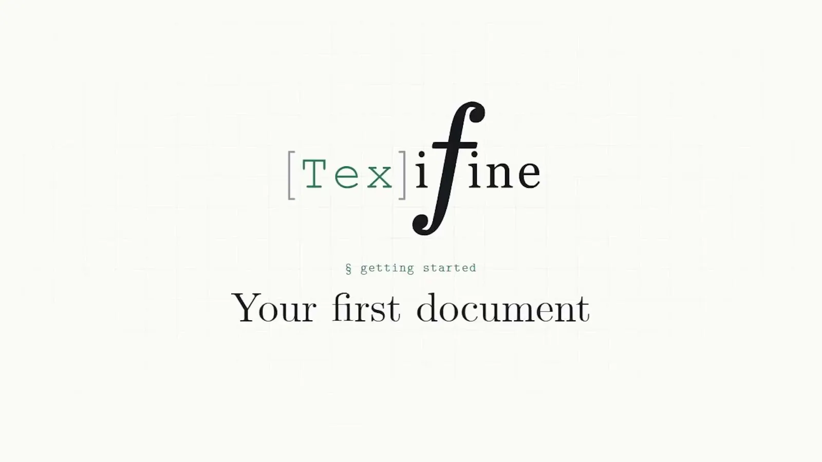 Texifine screenshot 1 (video preview)