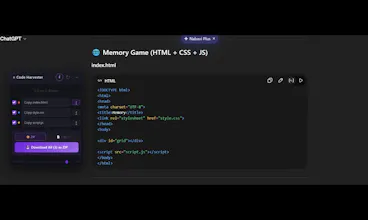 AI Code Harvester for Gemini & ChatGPT gallery image