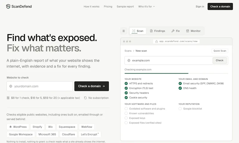 Scandefend screenshot 3
