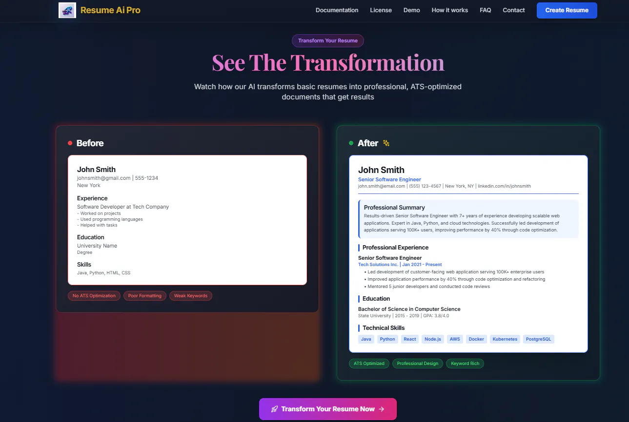 ResumeBuild — Modern AI Resume Builder gallery image
