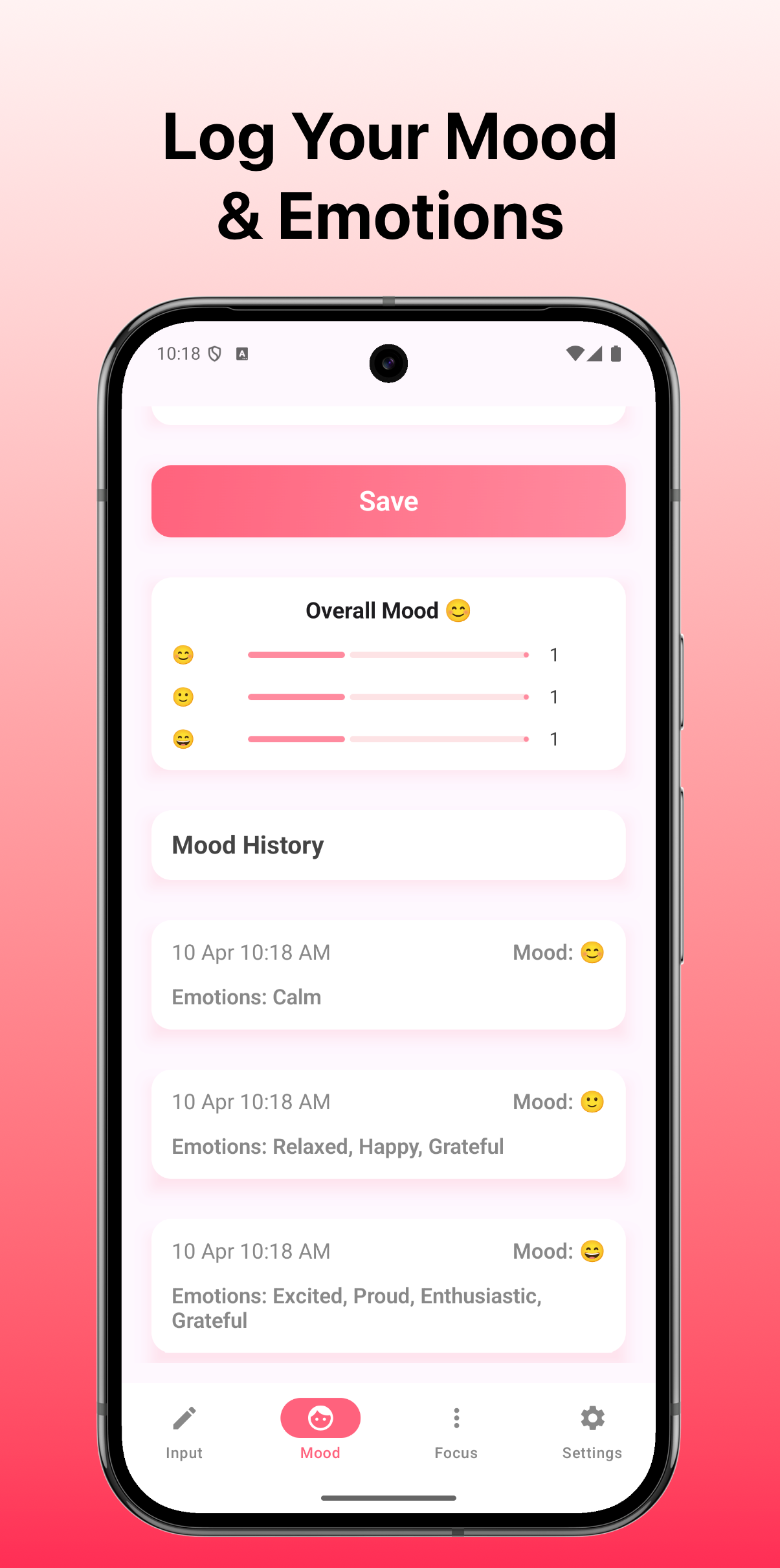 Cute Body Tracker Mood Focus media 4