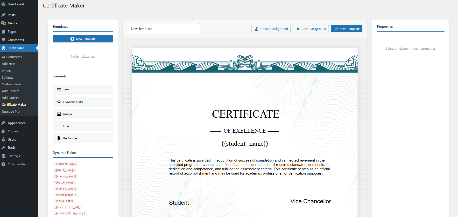 Academic Certificate Verification - Main product screenshot demonstrating key features and user interface