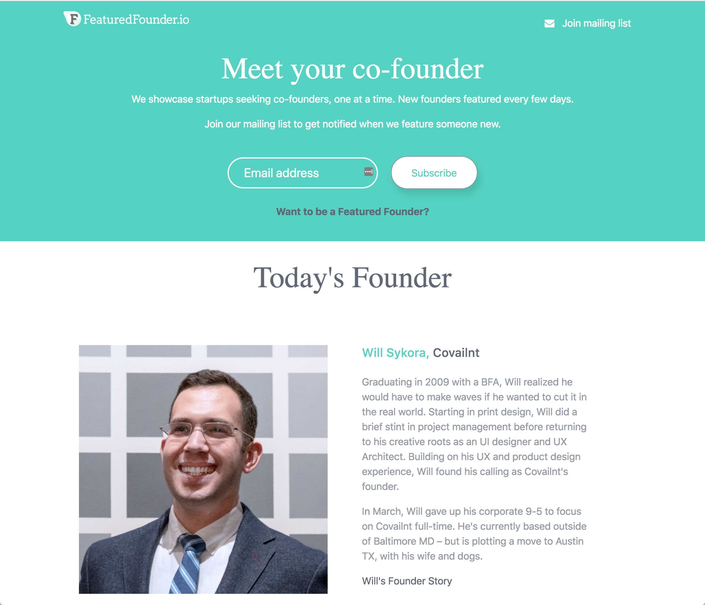 Featured Founder gallery image