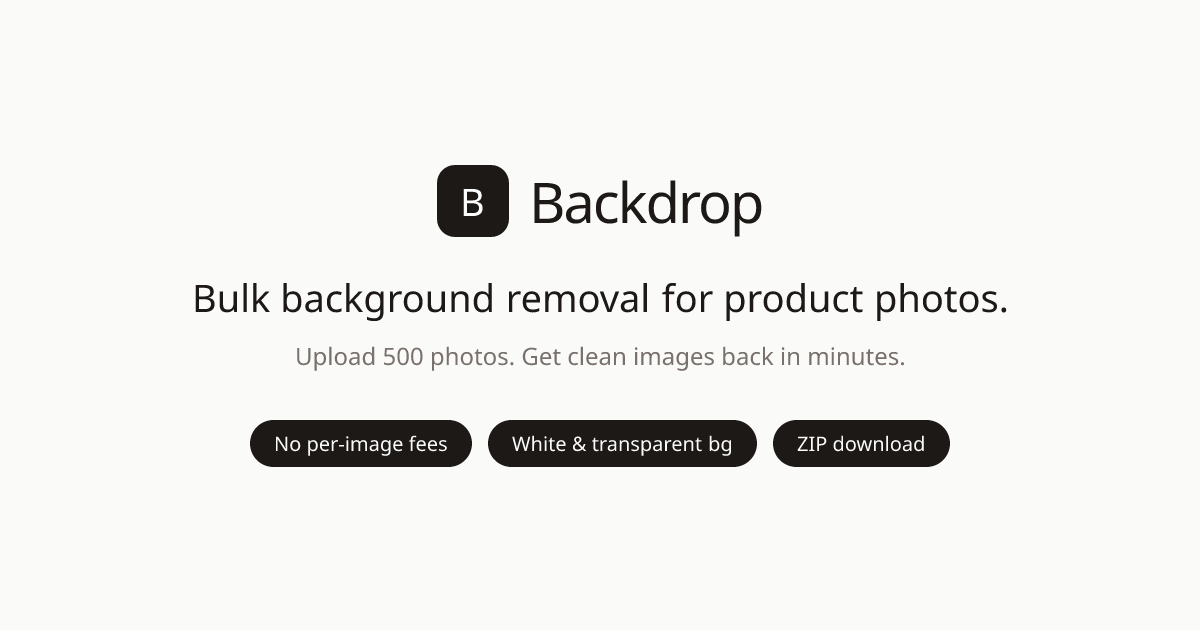 Backdrop gallery image