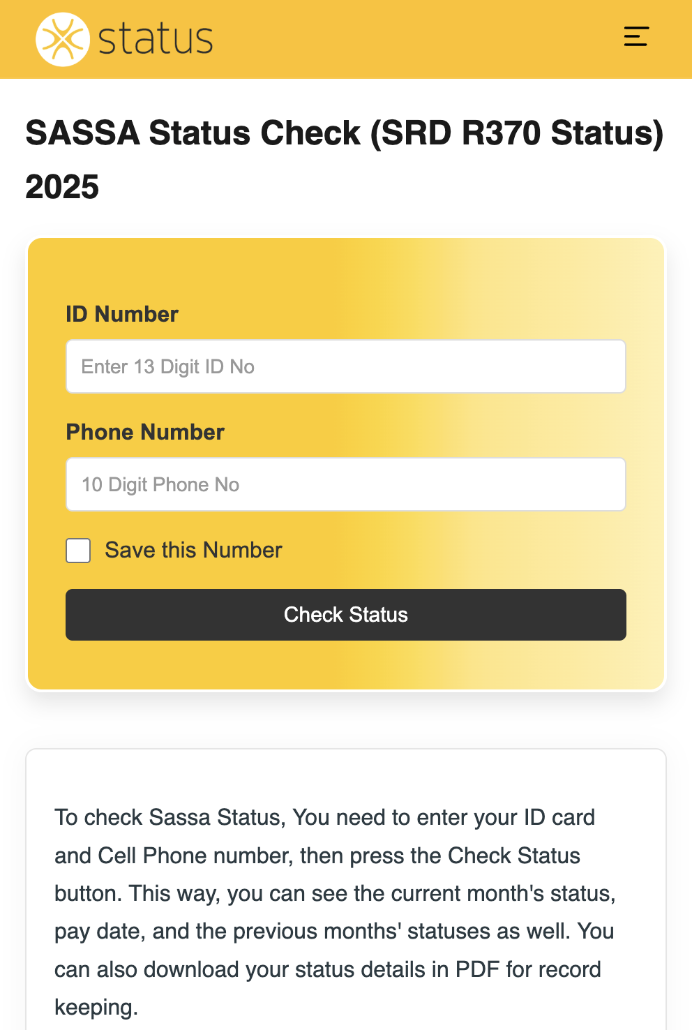 SASSA Status Check gallery image