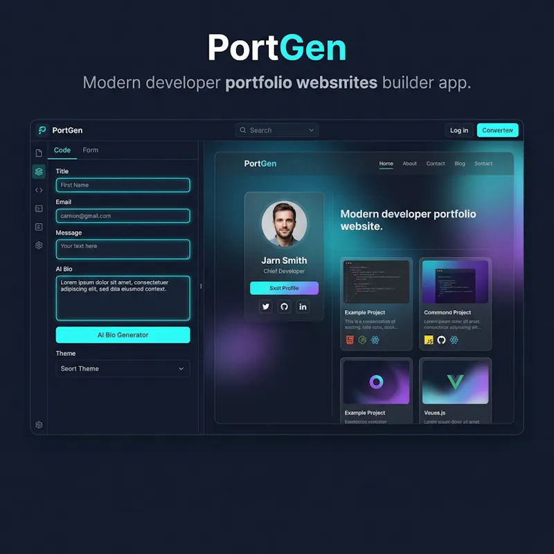 PortGen screenshot 1
