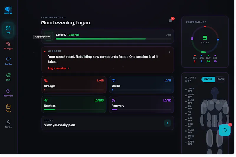 Level Up Fitness AI screenshot 5