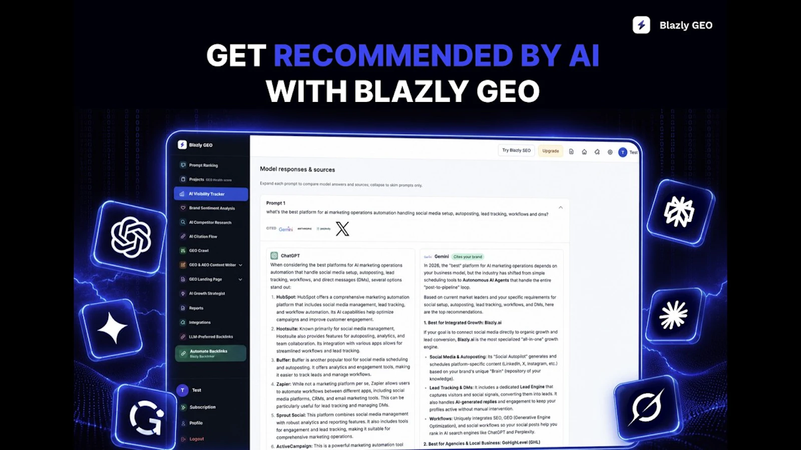 Blazly GEO screenshot 1 (video preview)