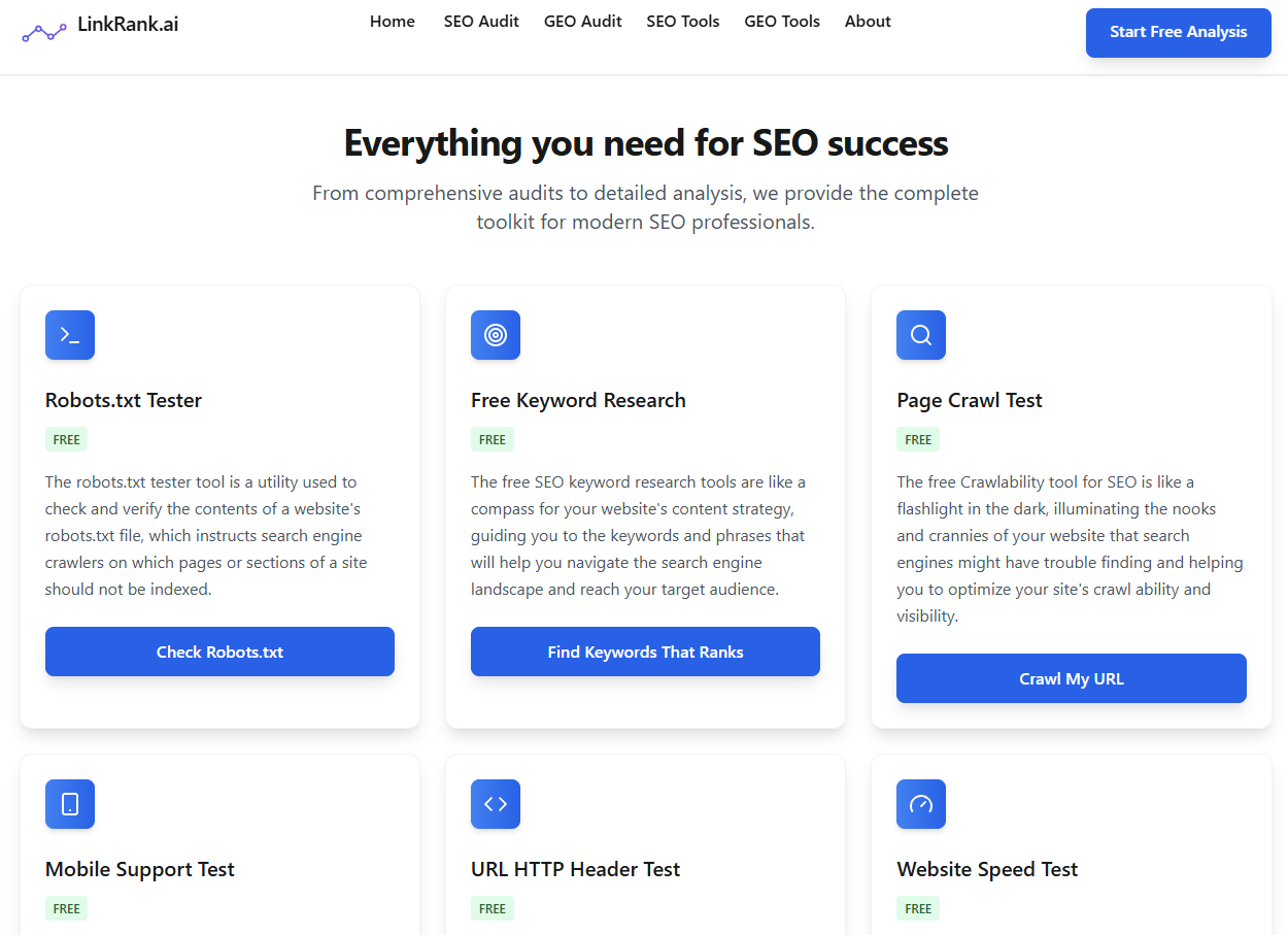 LinkRank.ai - The Complete Platform for SEO & AI Optimization media 2