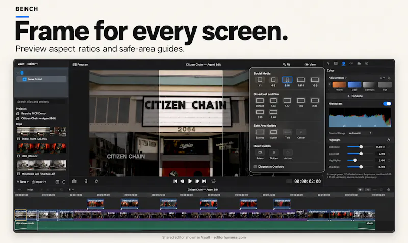 Bench screenshot 2