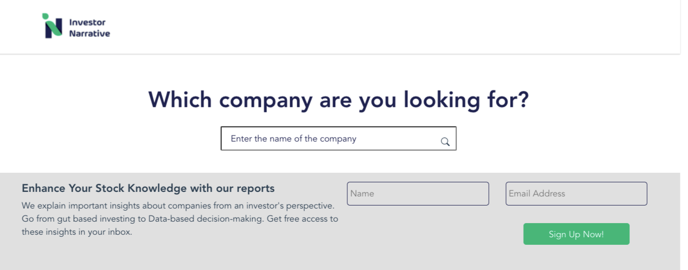 Investor Narrative gallery image