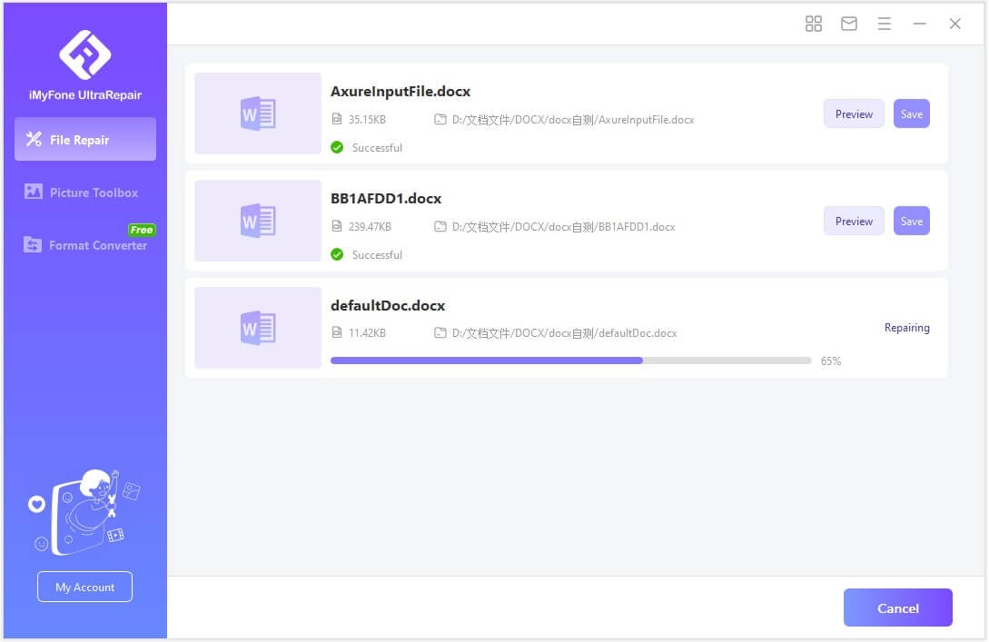 Imyfone UltraRailepair - AI照片增強器和損壞的視頻/照片/文件維修 media 3