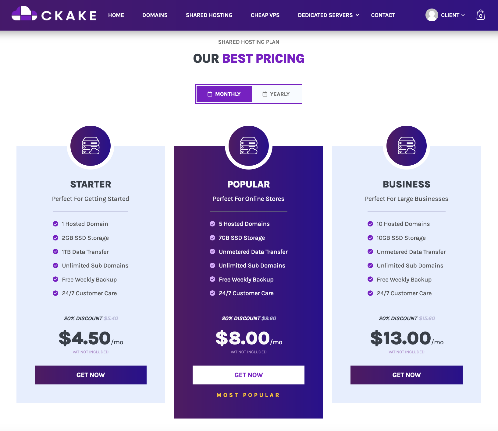 CKAKE.COM - การลงทะเบียนเว็บโฮสติ้ง / โดเมน media 2