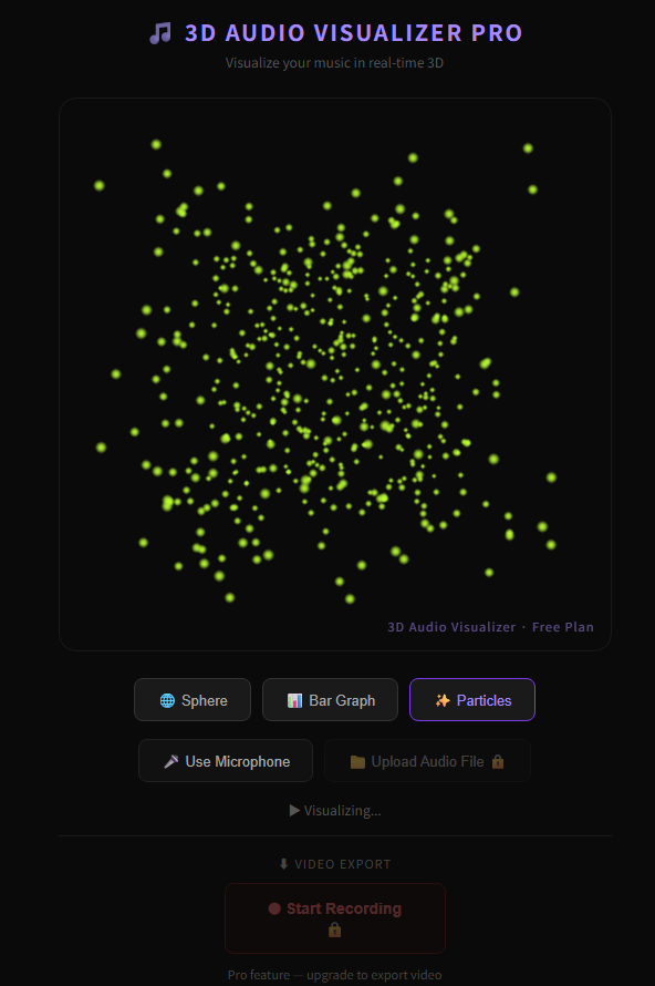 3D Audio Visualizer Pro gallery image