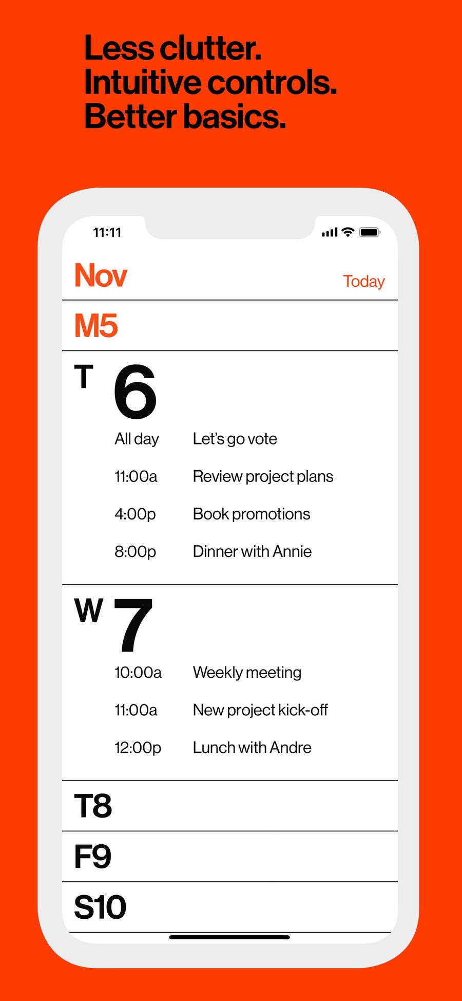 Minimal Calendar: Minimal Cal gallery image