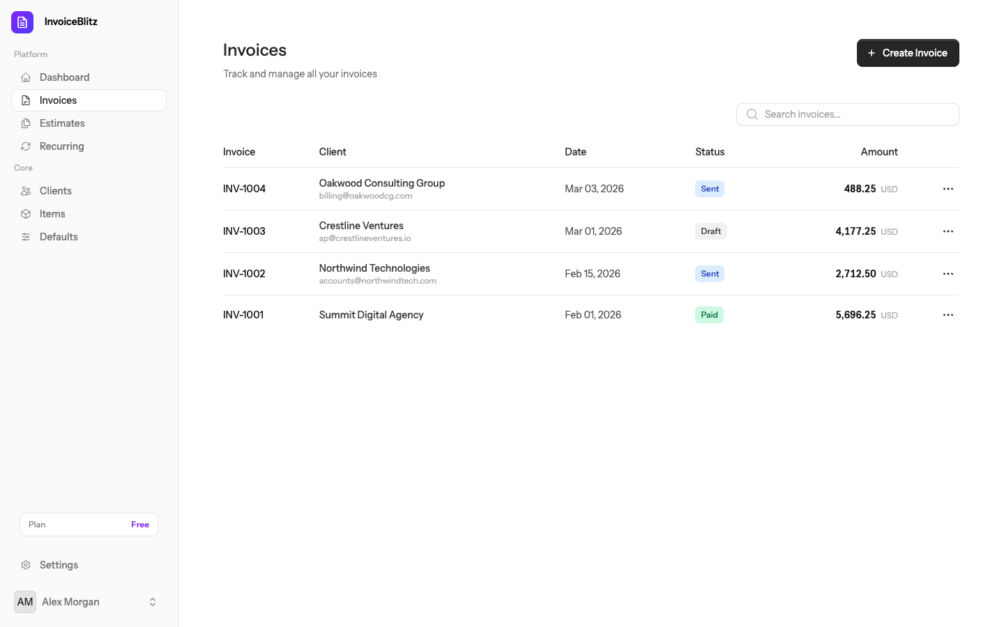 InvoiceBlitz gallery image