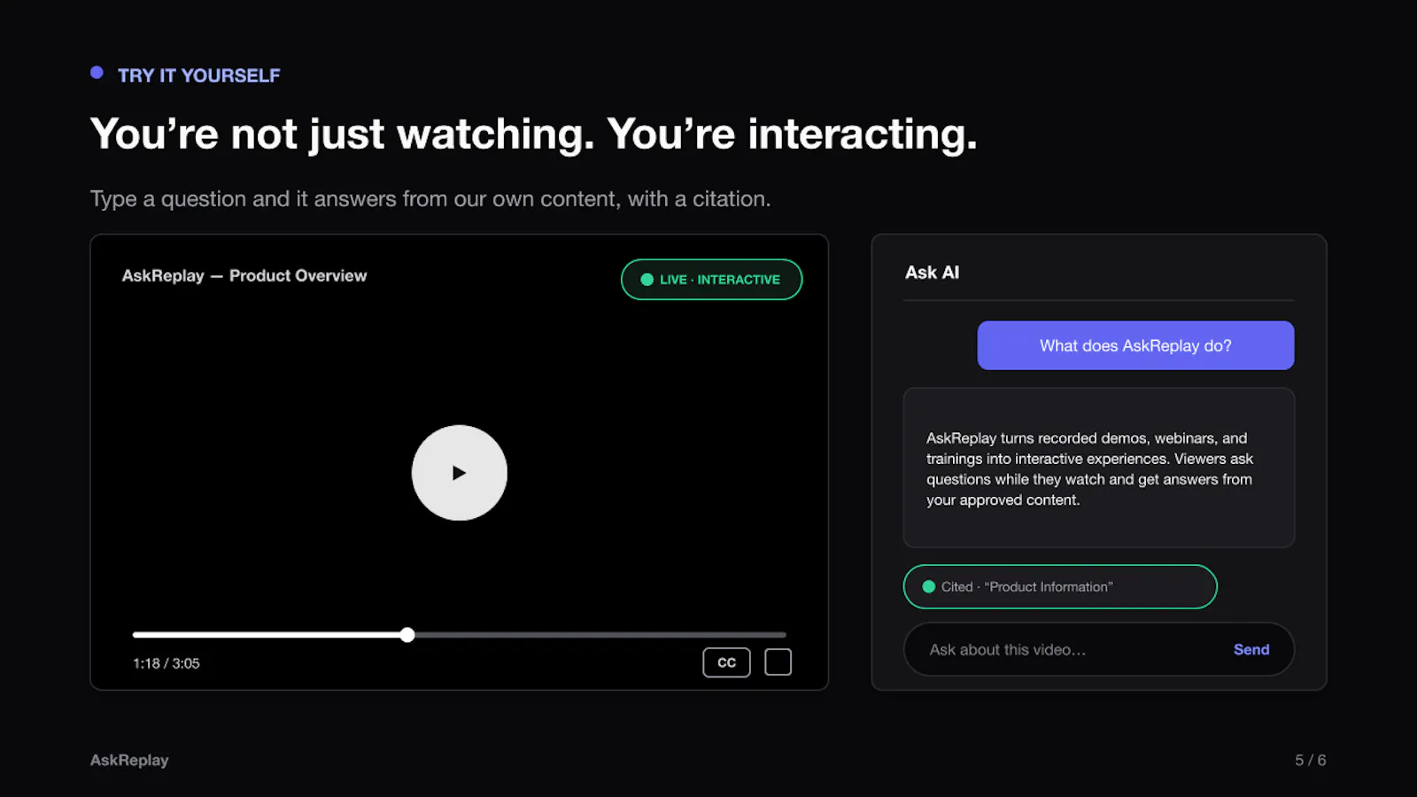 AskReplay screenshot 2