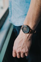 Oaxis Timepiece analog smartwatch gallery image