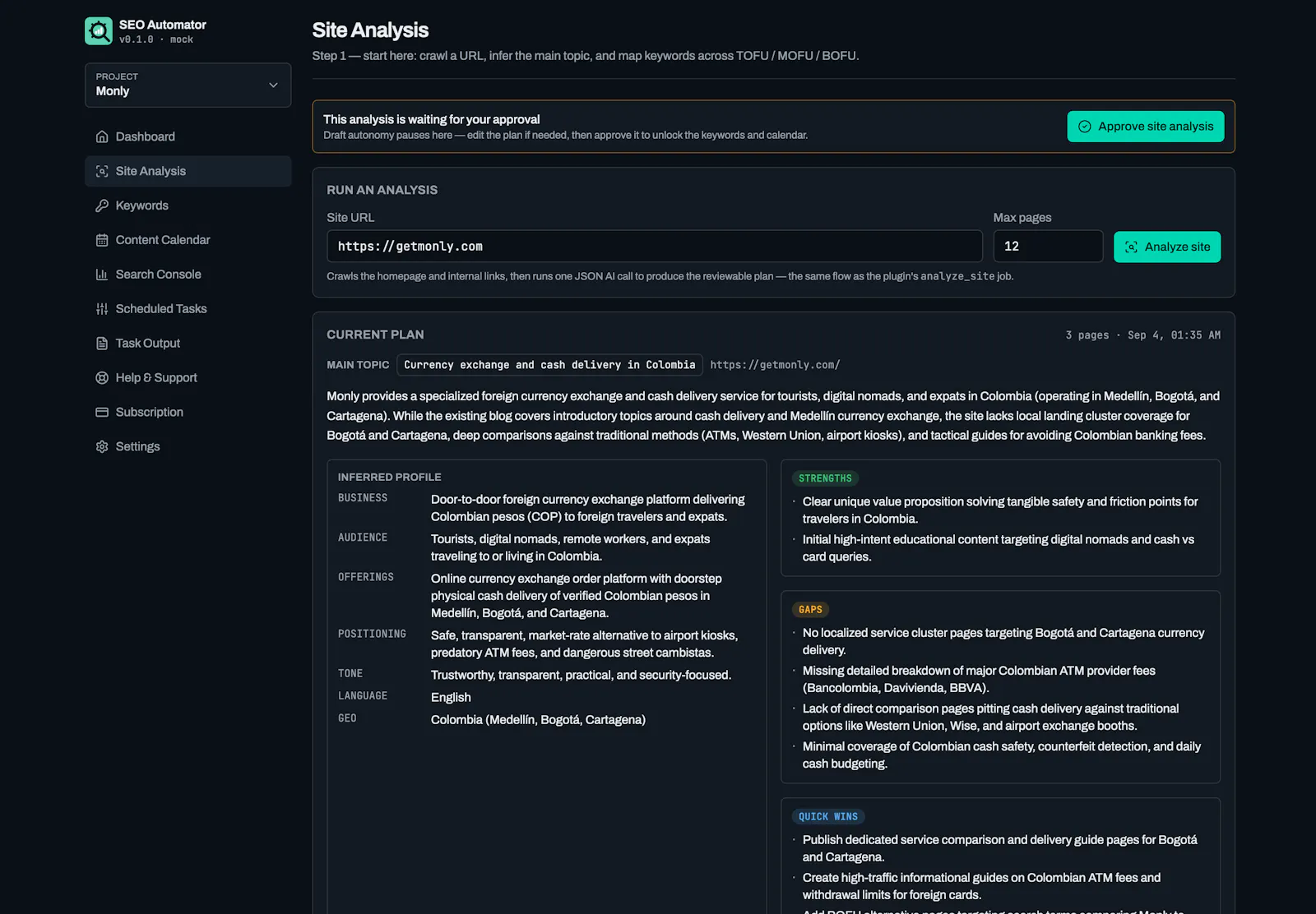 SEO Automator — Autonomous SEO screenshot 2