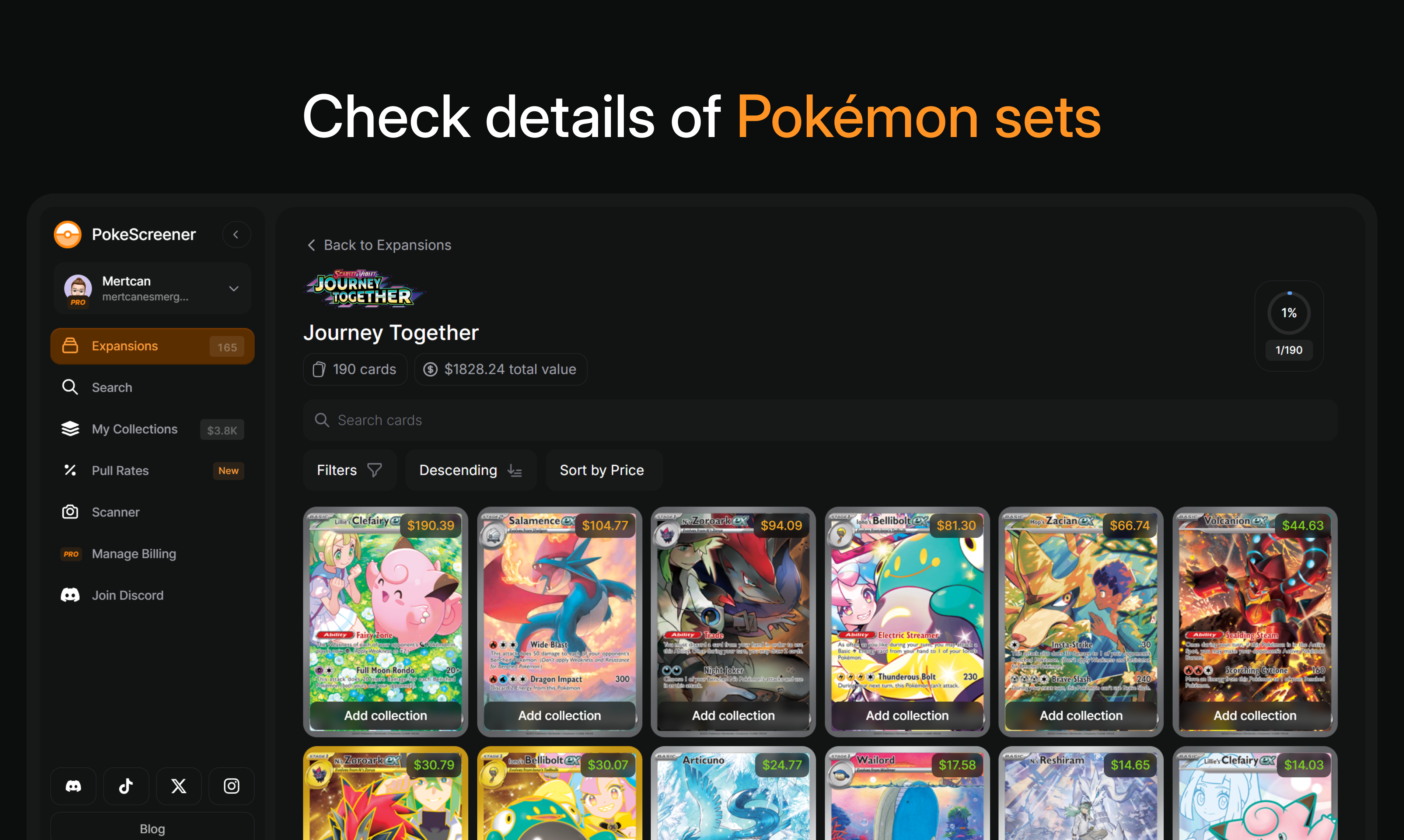 Media Pokescreener - Pokemon Card Price Checker & Collection Manager 4