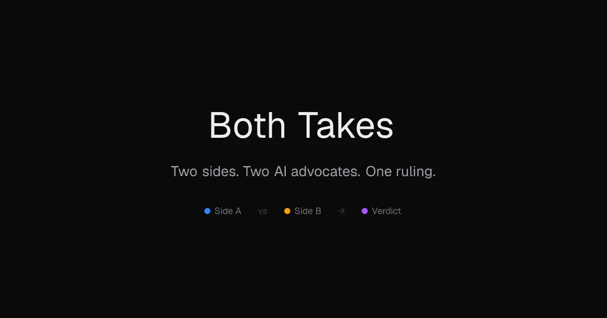 Both Takes 제품 배너