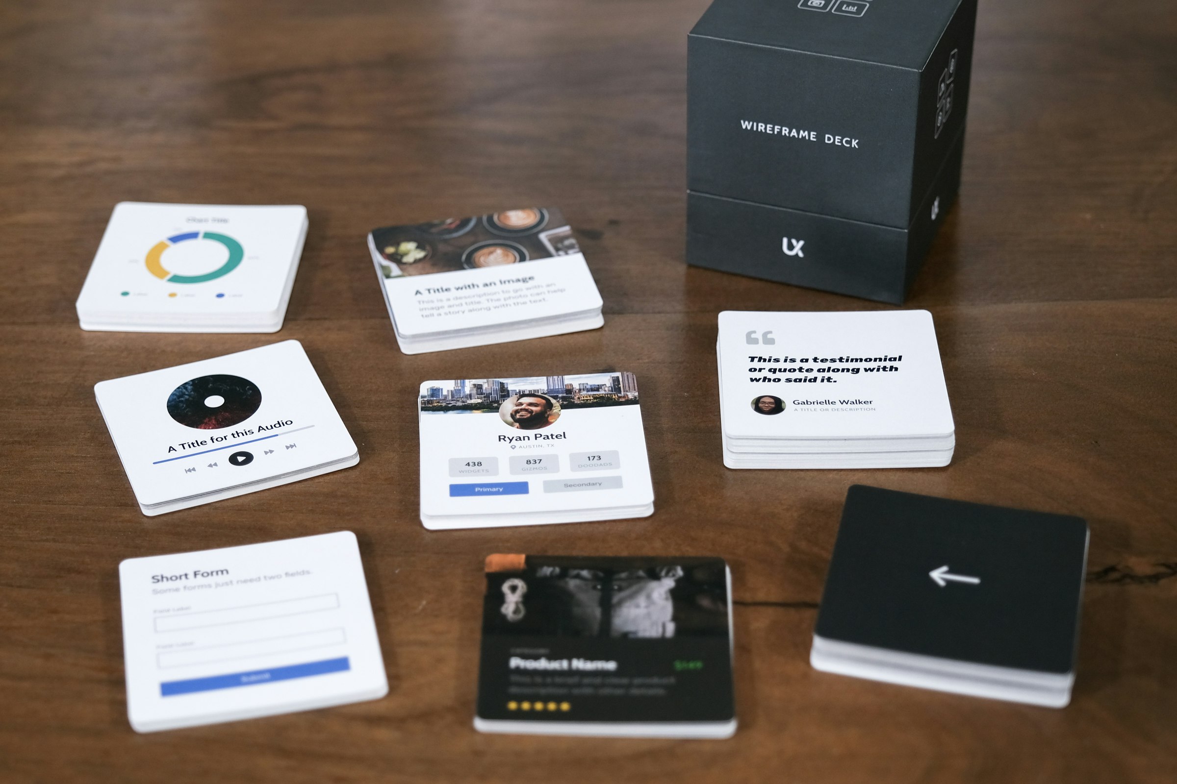 Wireframe Deck of Cards V2 gallery image