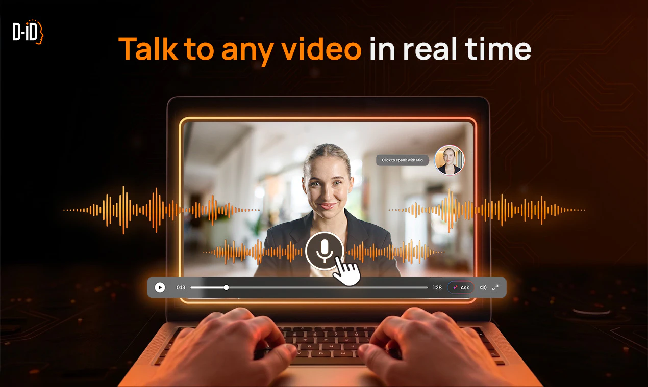 startuptile Agentic videos by D-ID-Interactive videos that talk back 