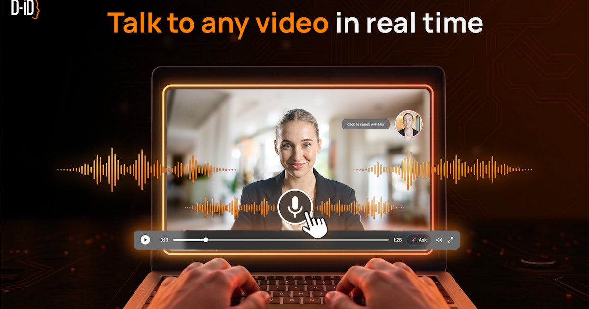 Agentic videos by D-ID
