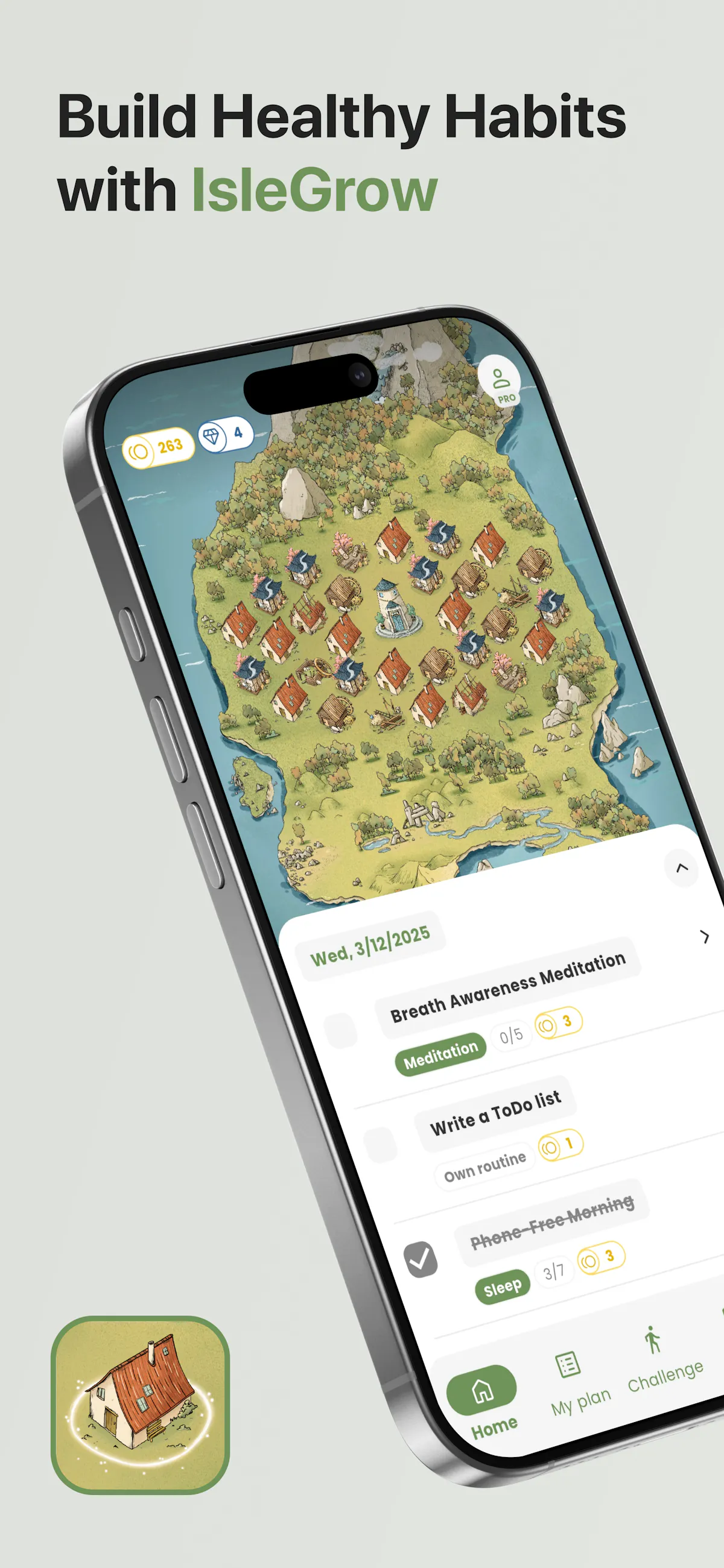 IsleGrow: Your Habits, Your World