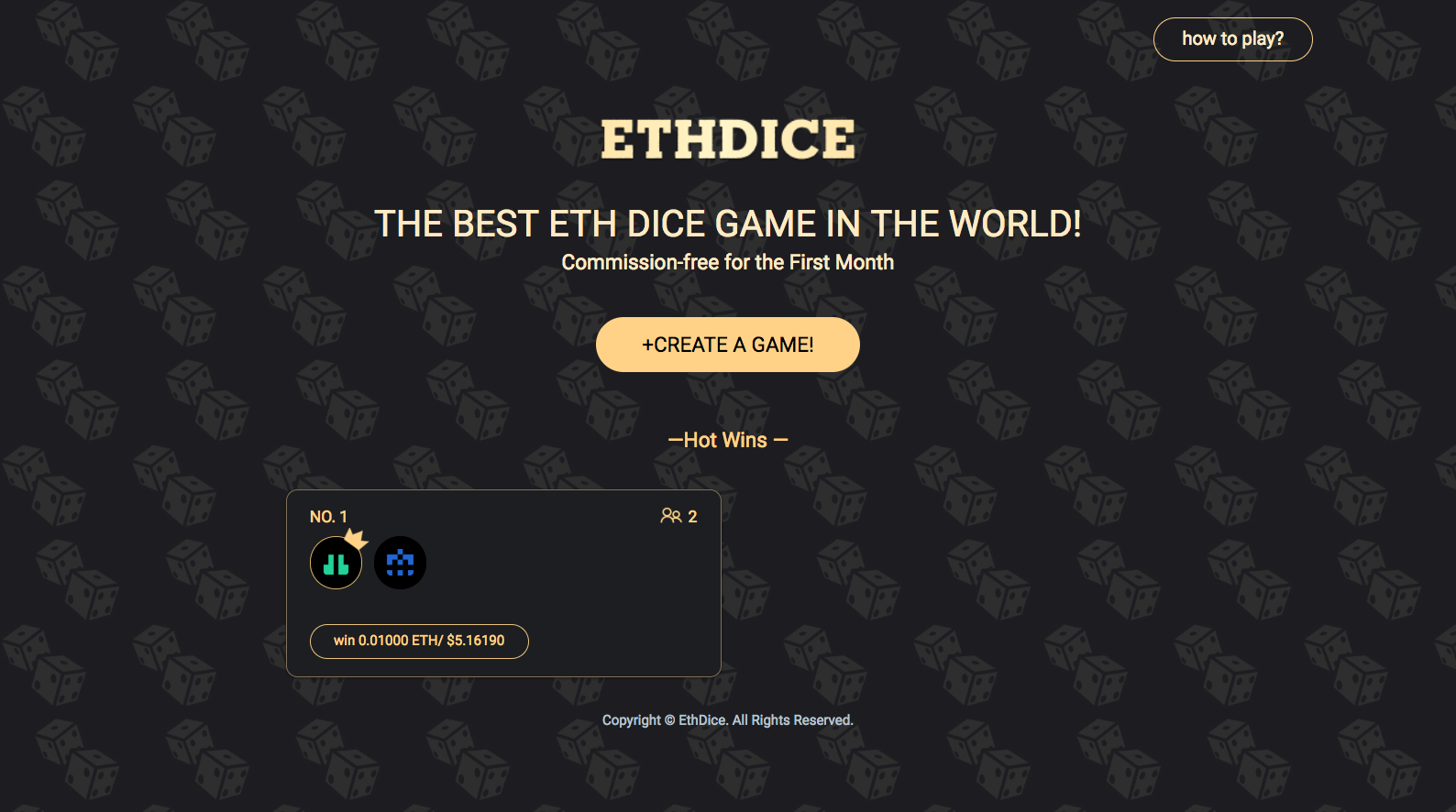 EthDice gallery image