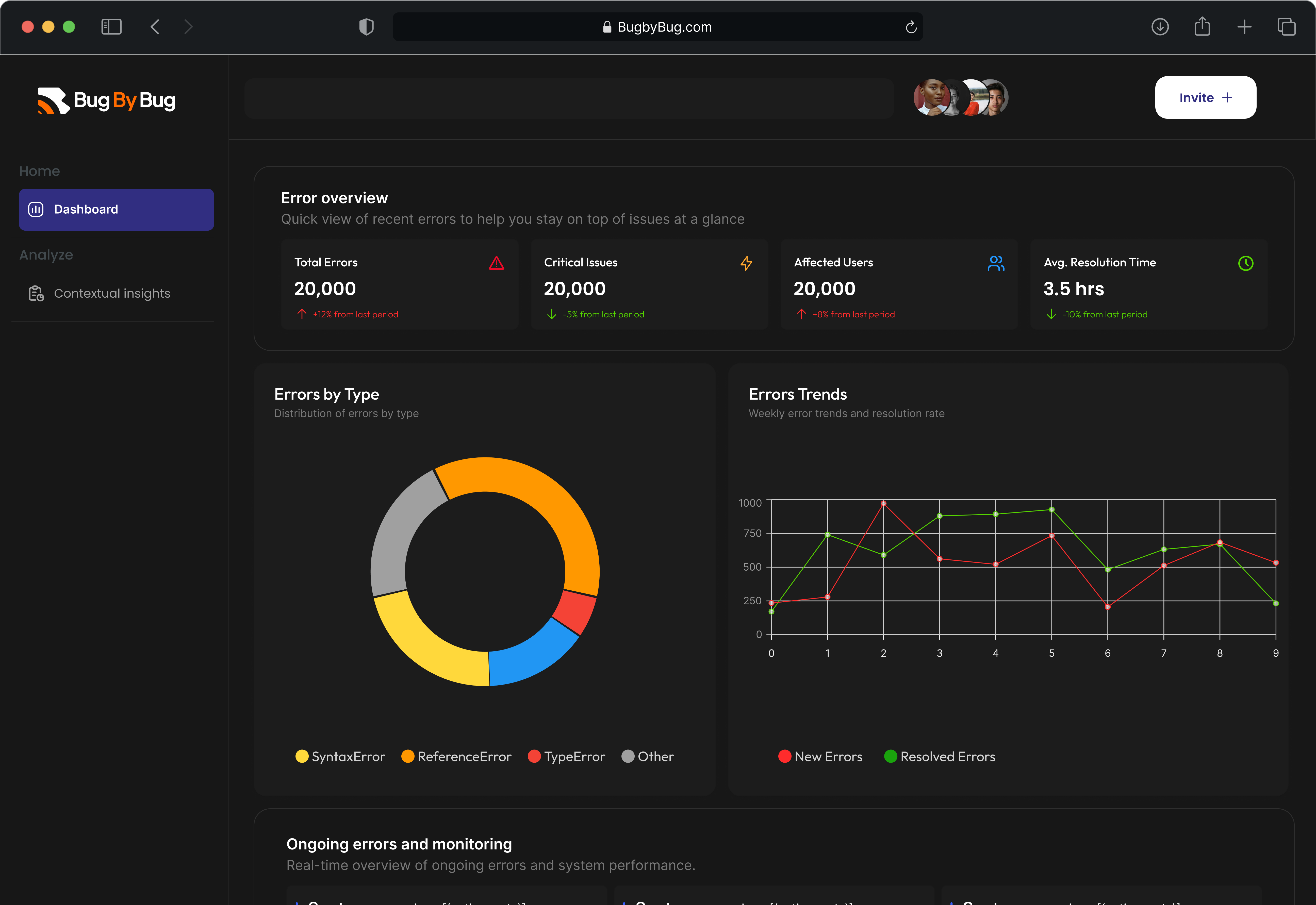 Média Bugbybug - AI Error Tracker qui vous explique pourquoi les bogues se produisent et le corrigent. 2