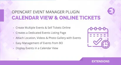 Opencart Event Manager Plugin gallery image