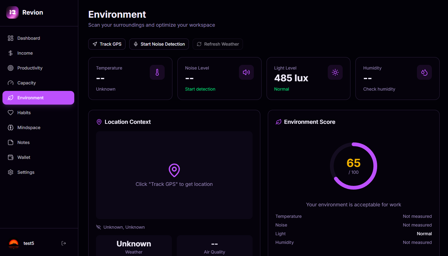 Revion - Screenshot 2 showing product features and functionality