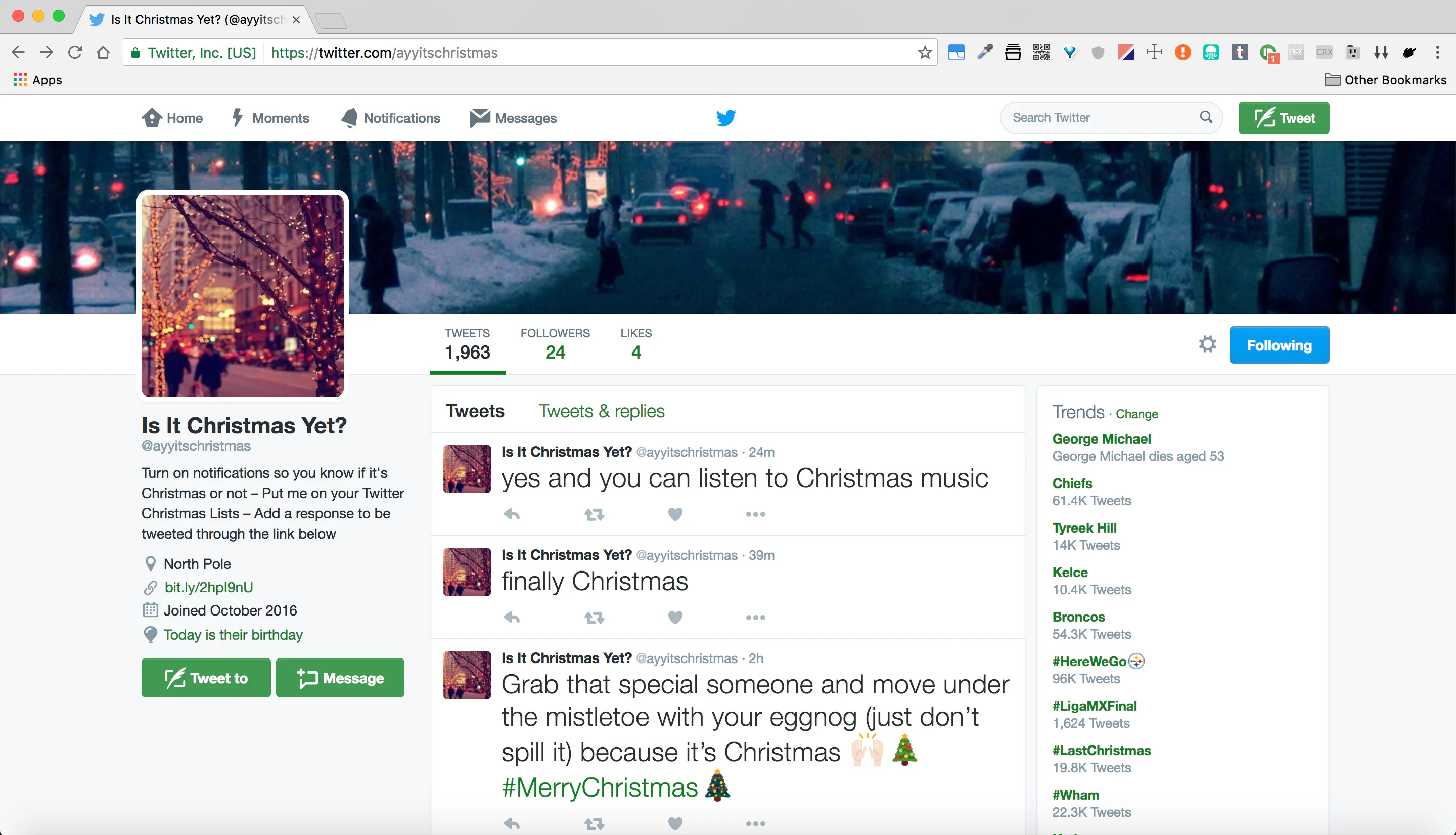 Add a Response to @ayyitschristmas