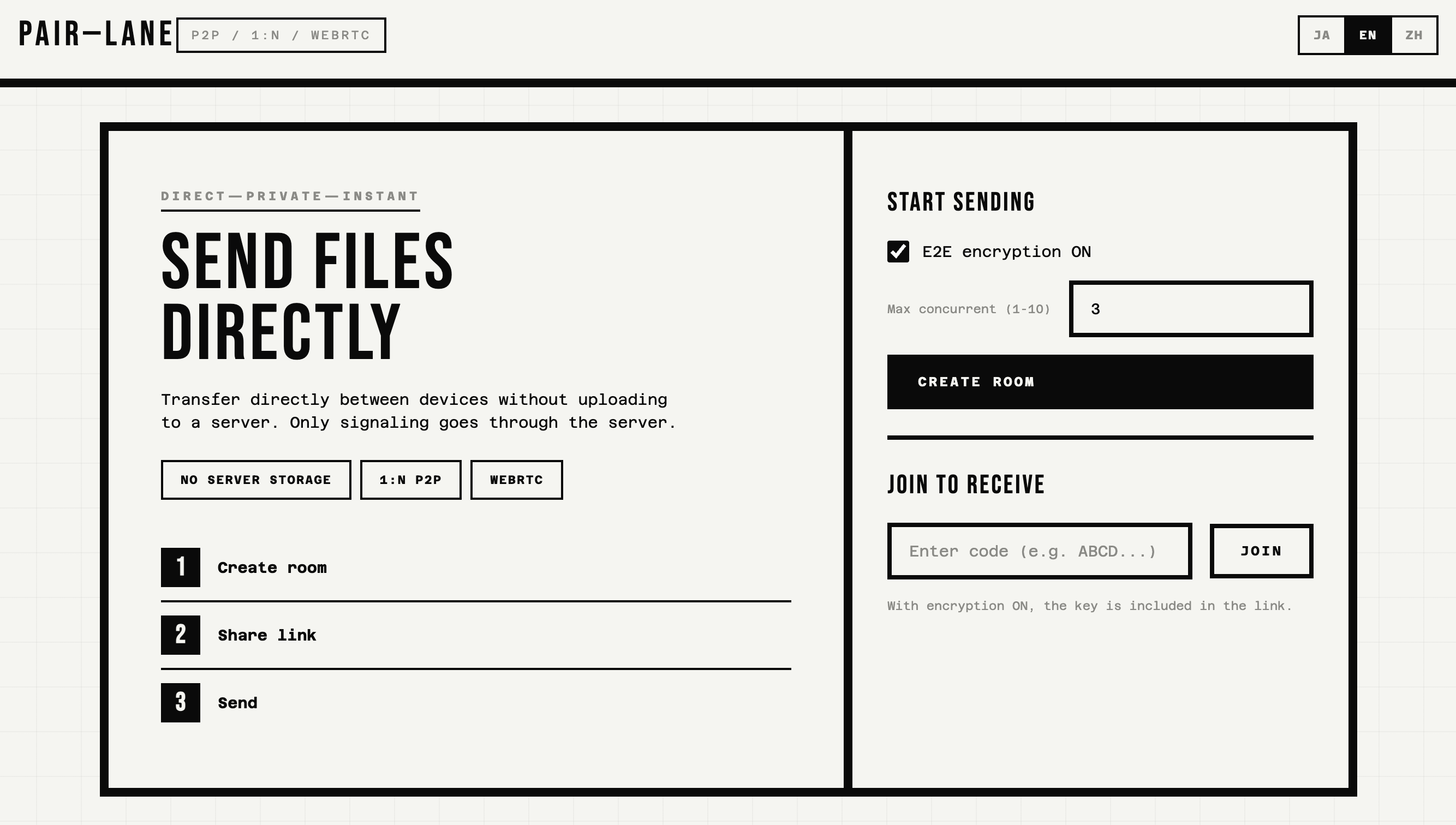 Pairlane - Main product screenshot demonstrating key features and user interface