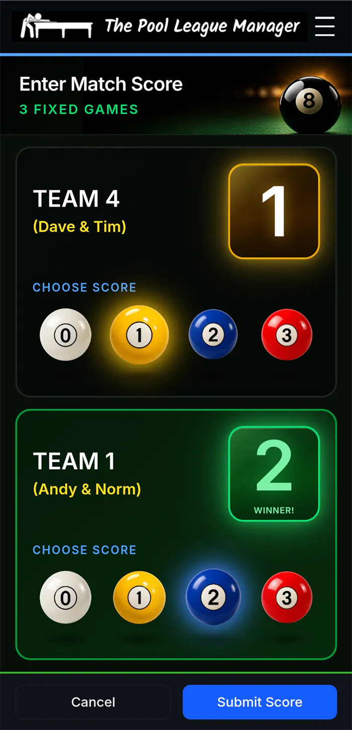 The Pool League Manager gallery image