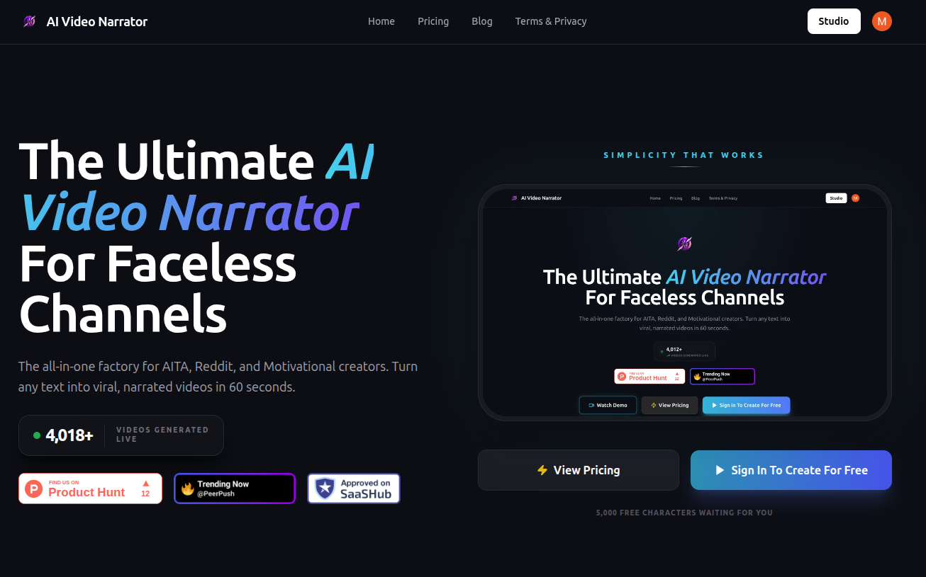 AI Video Narrator gallery image