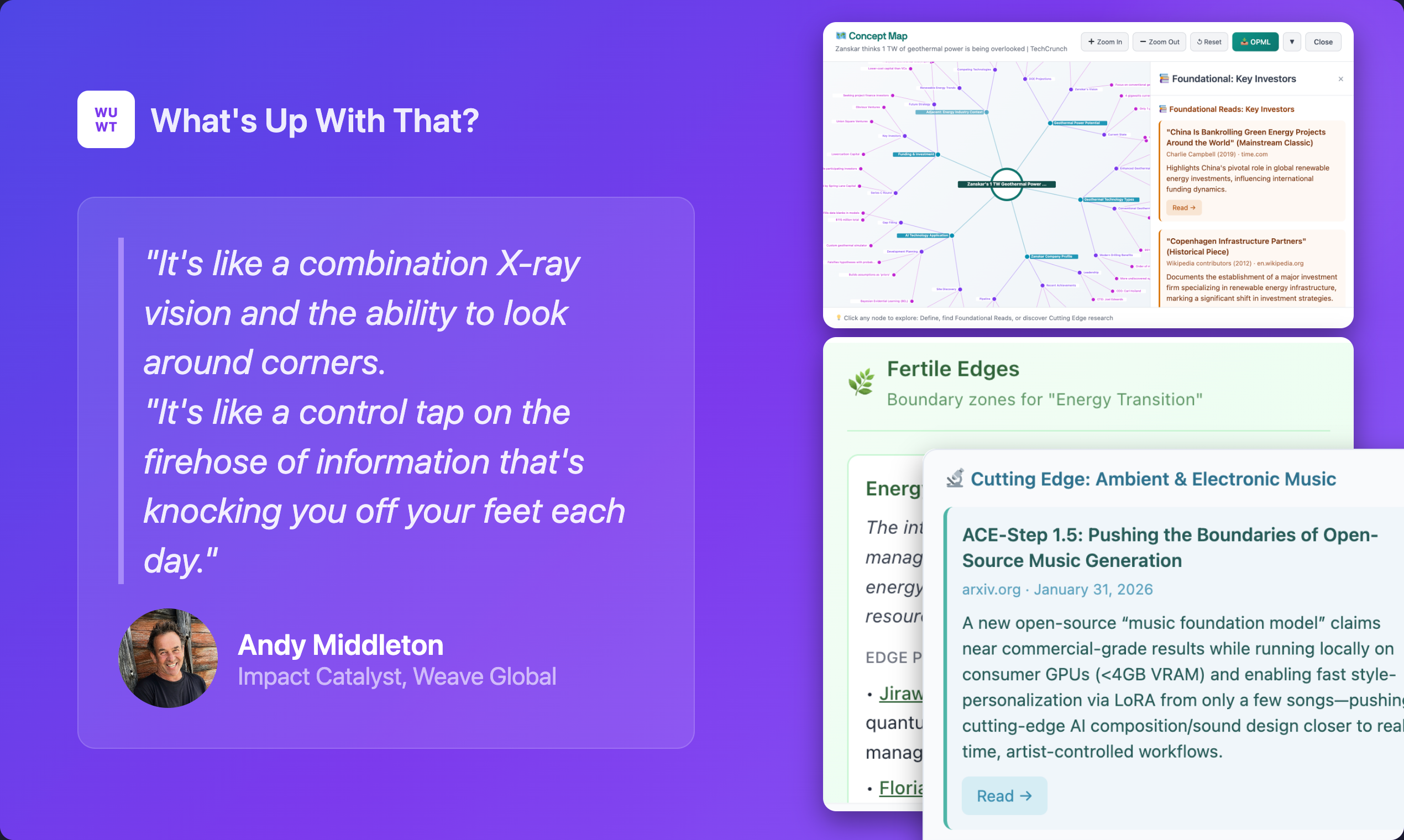 What's Up With That? - Screenshot 3 showing product features and functionality