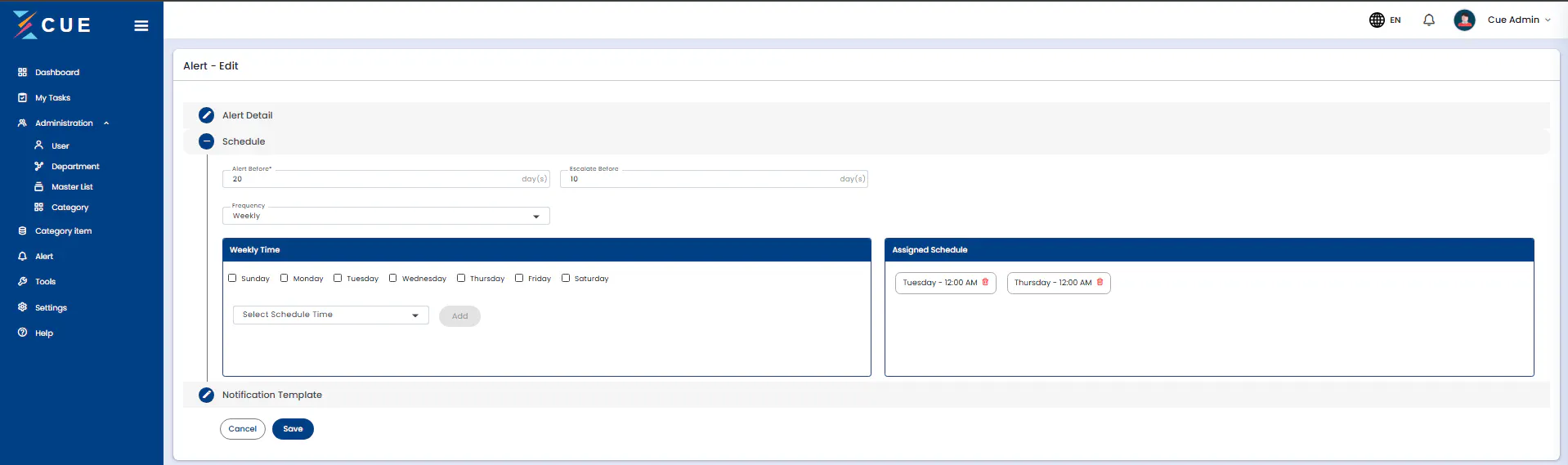 CUE-Comprehensive Expiry Reminder System gallery image
