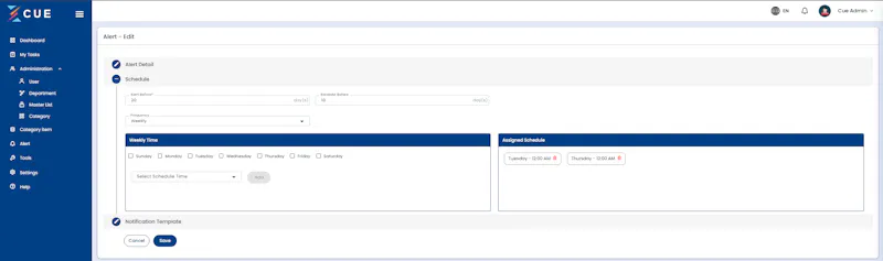 CUE-Comprehensive Expiry Reminder System screenshot 2