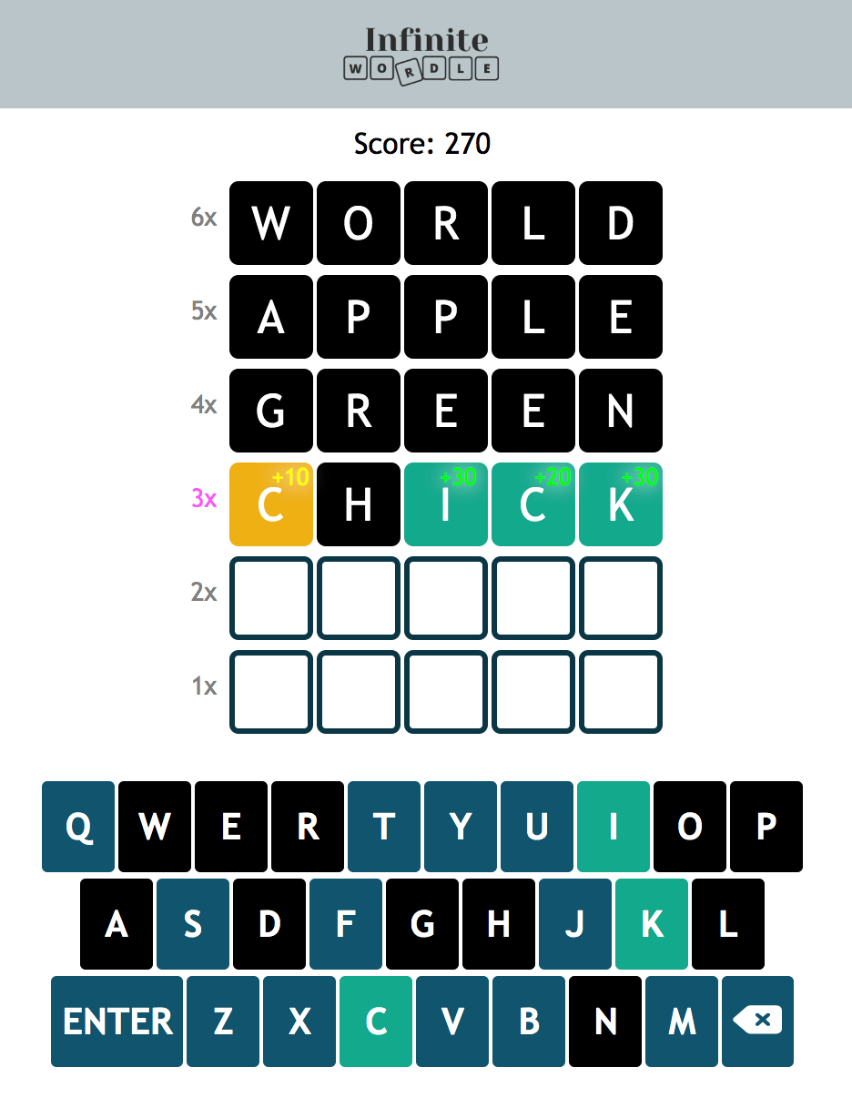 Media Wordle Infinite 1