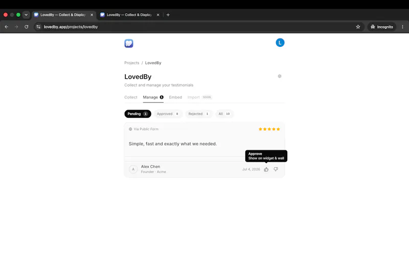LovedBy screenshot 7