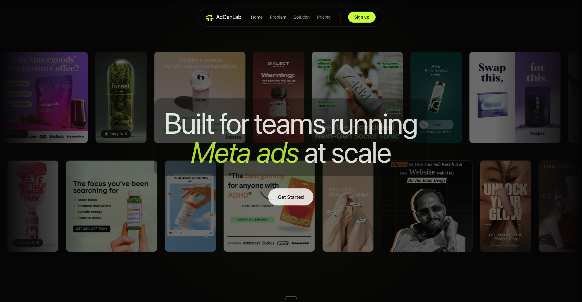 AdGenLab - Screenshot 3 showing product features and functionality