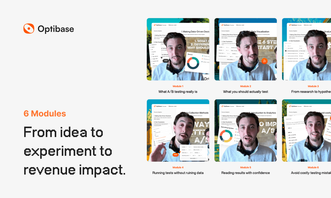 Free A/B testing course gallery image
