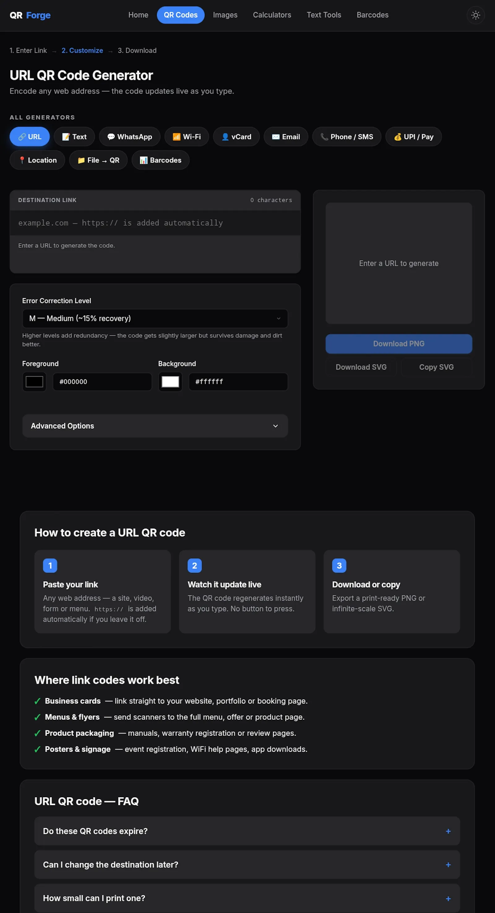QRForge screenshot 1