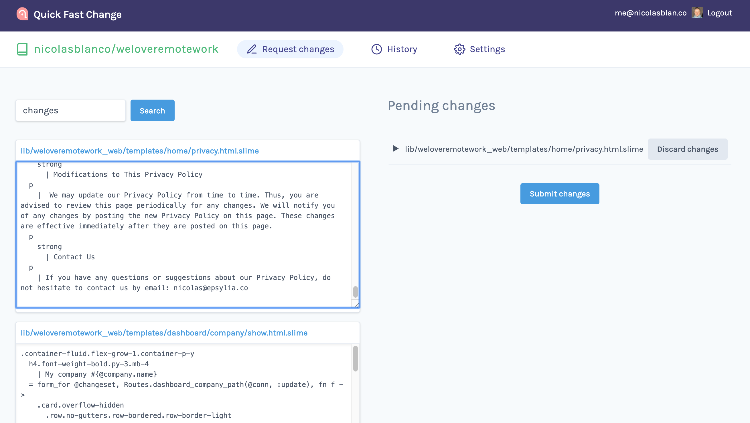 QuickFastChange gallery image