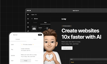 Detailed analytics and user-friendly forms offered by Vzy AI for your website.