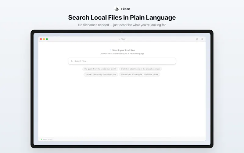 Fileon screenshot 1