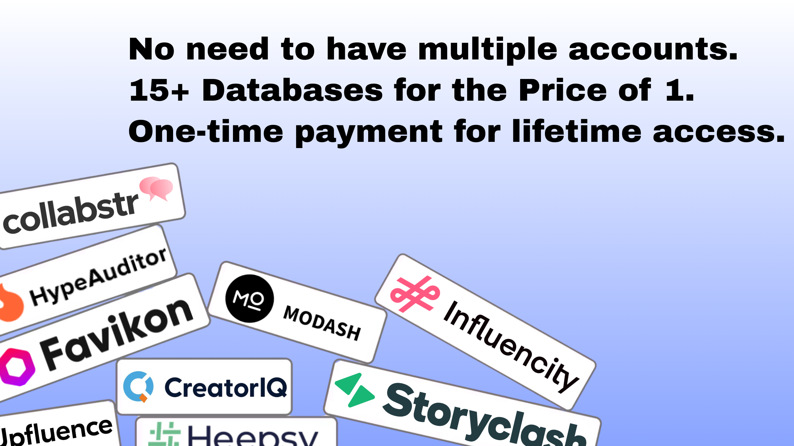 Social Brands Influencer Database - Screenshot 4 showing product features and functionality