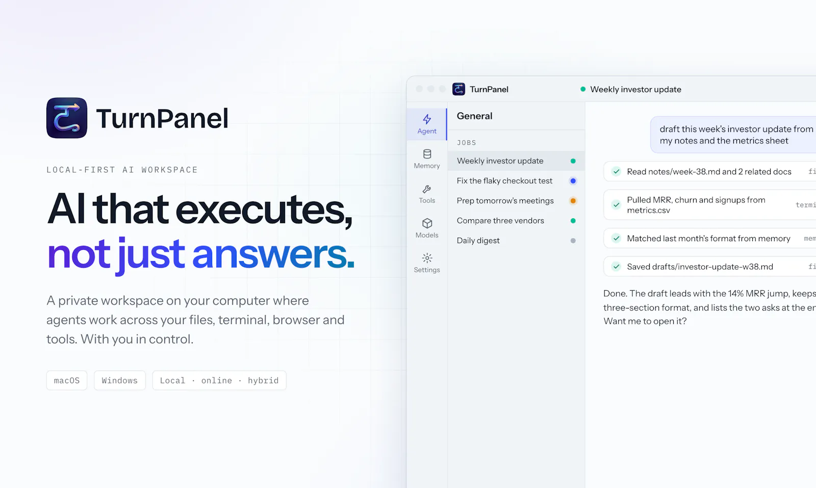 TurnPanel screenshot 2